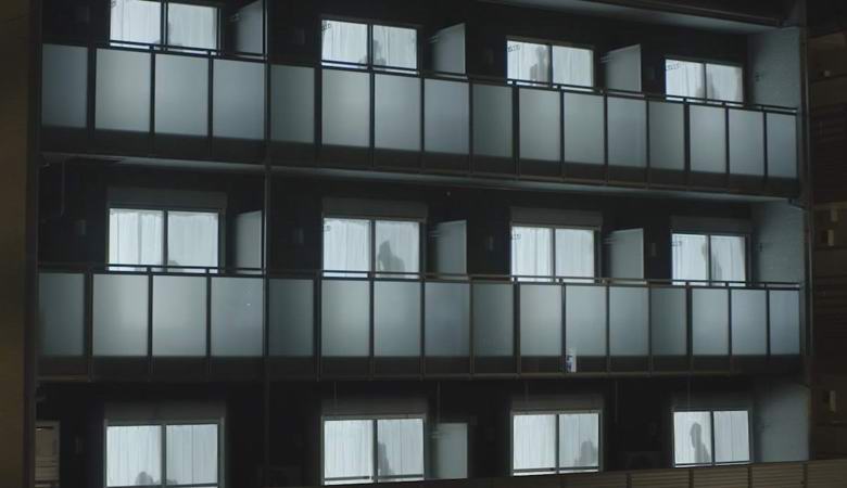 Siluete na okenskih zavesah bodo zaščitile osamljene Japonke