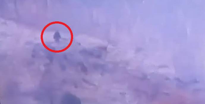 Med gledanjem TV-oddaje je Američan odkril pomotnega posnetka operaterja Yetija.