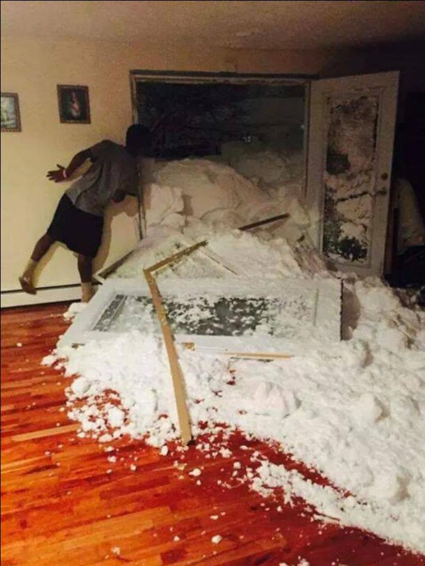 Ameriška snežna nevihta, nevihta