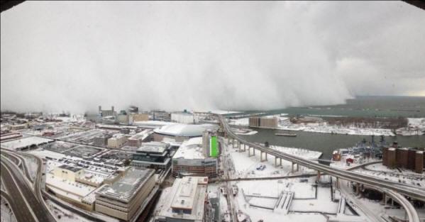 Ameriška snežna nevihta, nevihta