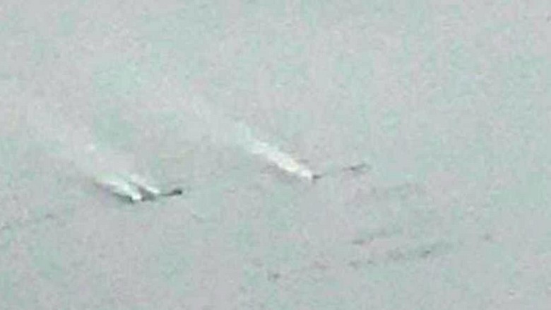 Čudna para uhaja iz debeline grenlandskega ledenika