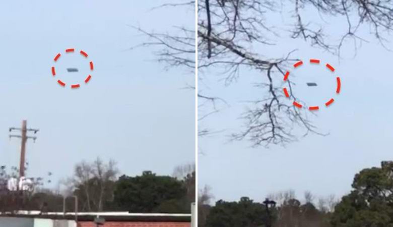 Skrivnostni predmet je počasi priplaval nad Gruzijo