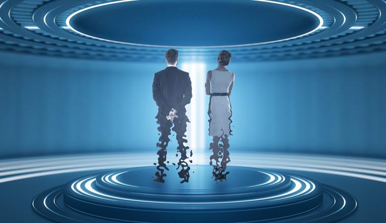 Teleportacija moškega je posnela video