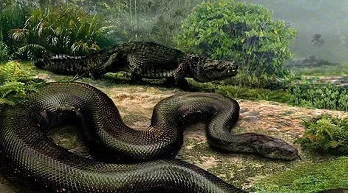 Titanoboa: morska kača, ki tehta ton