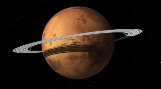 Mars ima morda prstane