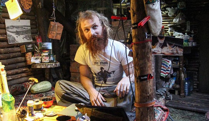 Ruski puščavnik ima celo internet