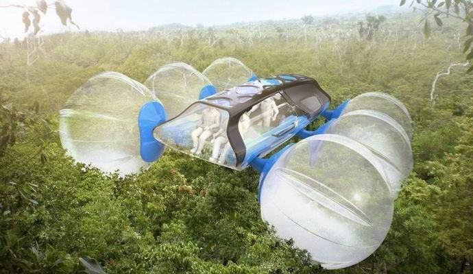 Neverjeten avtomobil vam bo omogočil vožnjo po krošnjah dreves.