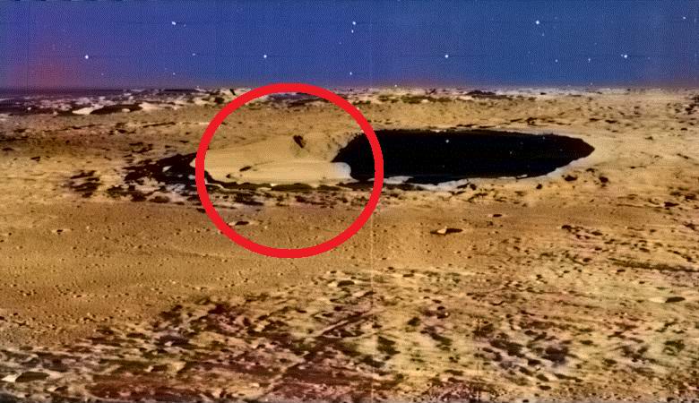 Ufolog je na luni odkril racionalizirano vesoljsko ladjo.