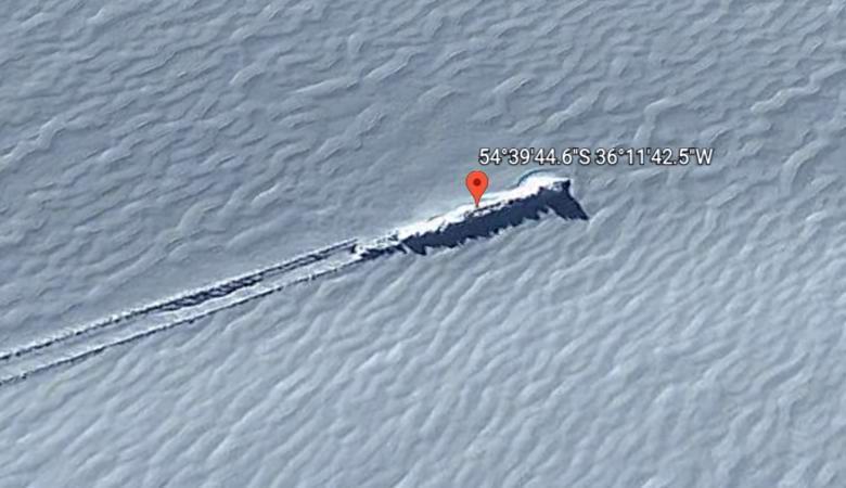 Ufolog Tyler Glockner odkril vesoljsko ladjo, ki je strmoglavila v Subantarktiki.