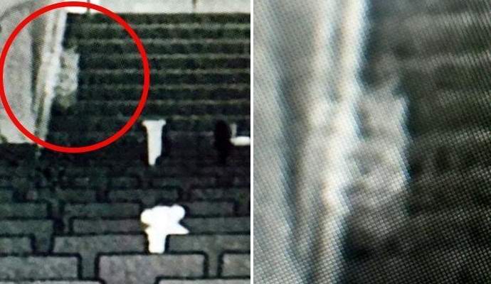 Duh pokojnega pevca je bil fotografiran v ameriškem gledališču.