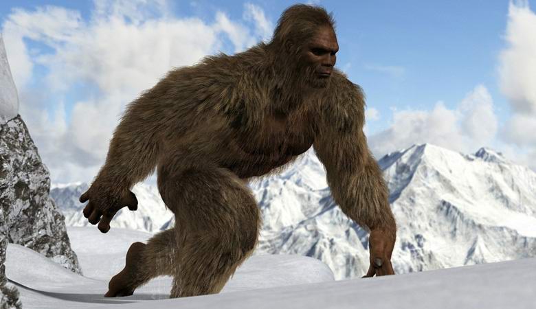 V regiji Arhangelsk se je snežni mož dobil na videu.