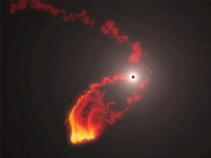 V središču naše galaksije bo kmalu prišlo do kozmičnega trka.