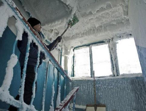 V Kazahstanu, minus 59 stopinj, doma, kot v zamrzovalniku