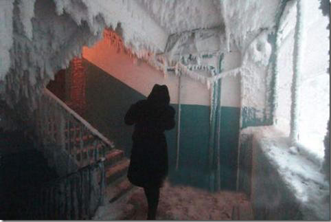 V Kazahstanu, minus 59 stopinj, doma, kot v zamrzovalniku