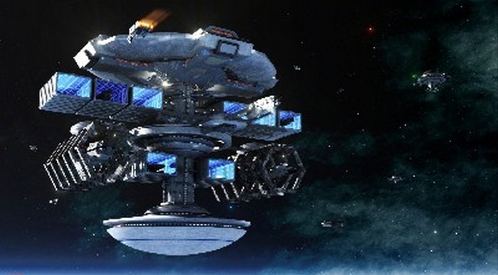 Medgalaktična vesoljska postaja, odkrita v vesolju