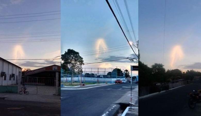 Svetleča silhueta se je pojavila na nebu nad Brazilijo.