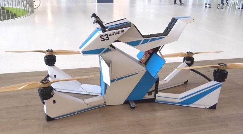 V predmestju predstavljen leteči motocikel