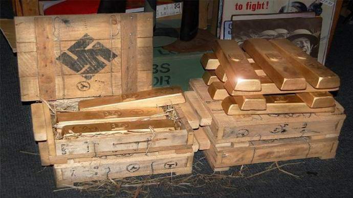 V nacisti kopajo vlak z zlatom