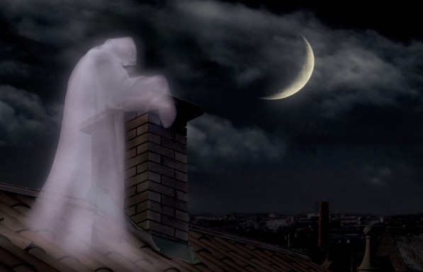 Obrazi duhov in skrivnostna pesem, ki jih najdemo v srednjeveški knjigi