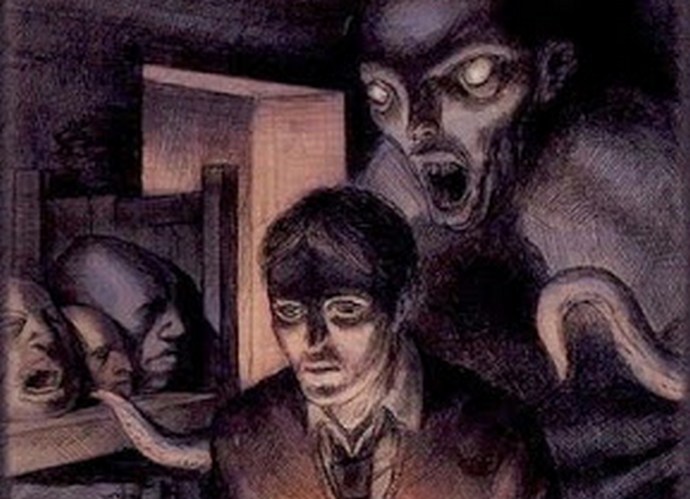 Videokamera je zabeležila, kako duh infundira človeka.