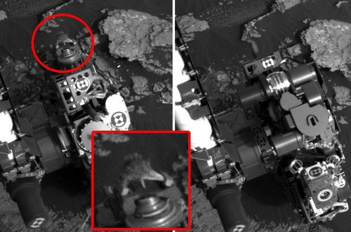 Navidezni arheolog je na Marsu odkril kuščarja