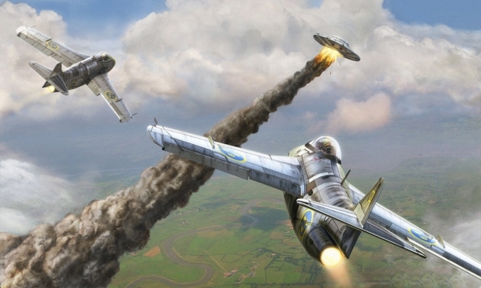 Vojaški zrakoplovi ne morejo konkurirati tujim vozilom.