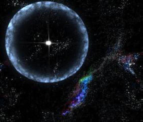 Nevronska zvezda se vrti okoli črne luknje v središču galaksije.