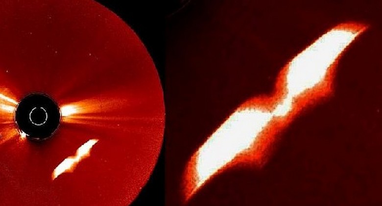 Skrivnostne anomalije, vidne v bližini Sonca