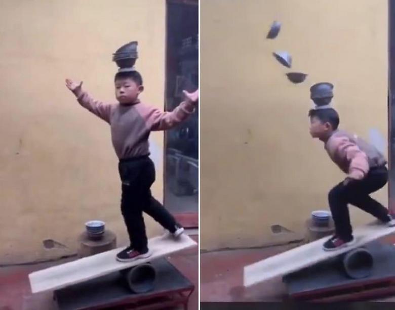 Kitajski mladi cirkus navdušuje uporabnike interneta