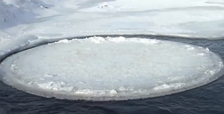 Skrivnostni ledeni krogi na rekah