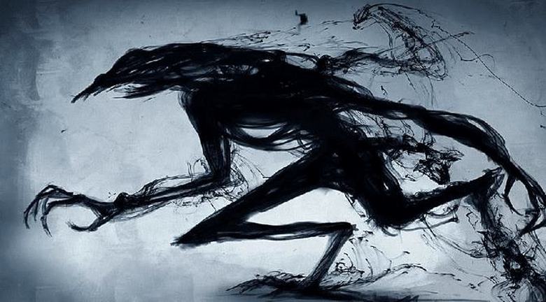 Skrivnostne sence so lesketale pred vrati.