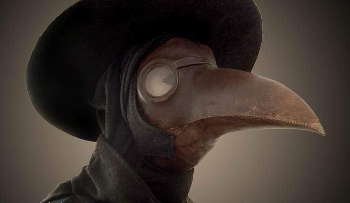 Prebivalci Chesterja, ki jih prestrašen zdravnik kuge prestraši