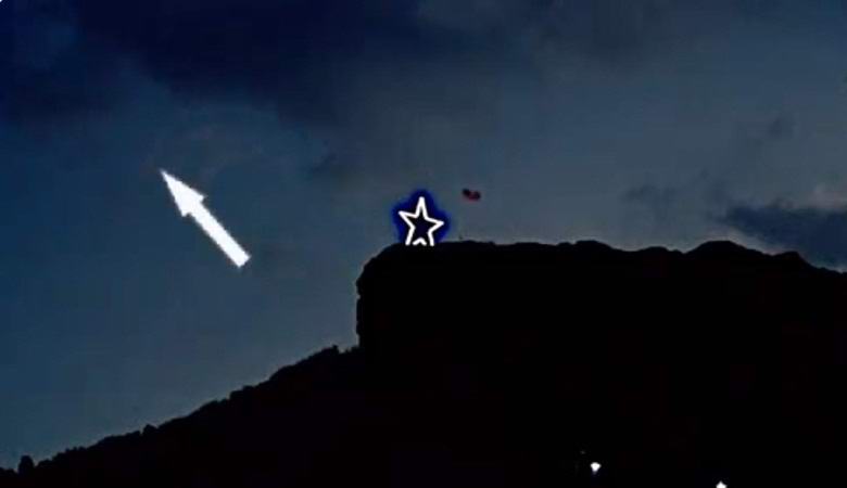 Novinar je na snemanju posnel skrivnostne iskre v nebo