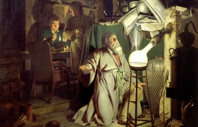 Zlato, ki so ga pridobili alkimisti